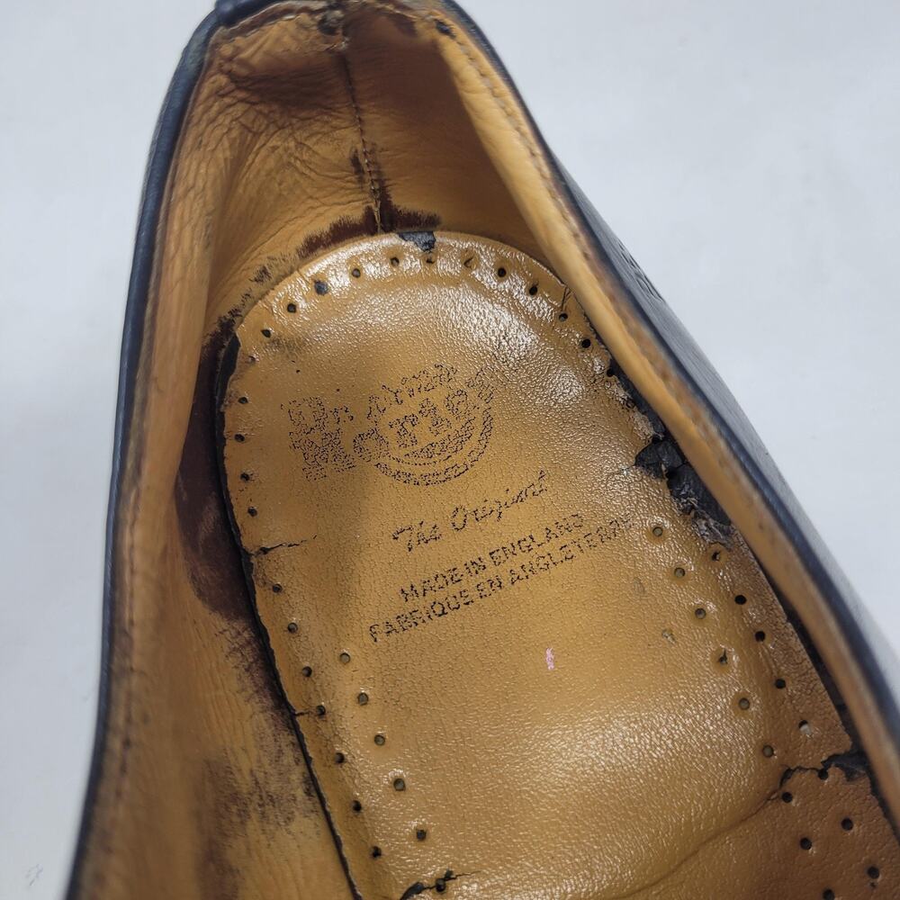 Vintage Dr. Martens Shoes Womens 10 Black Leather England Lace Up Oxfords 1461 - Picture 10 of 13